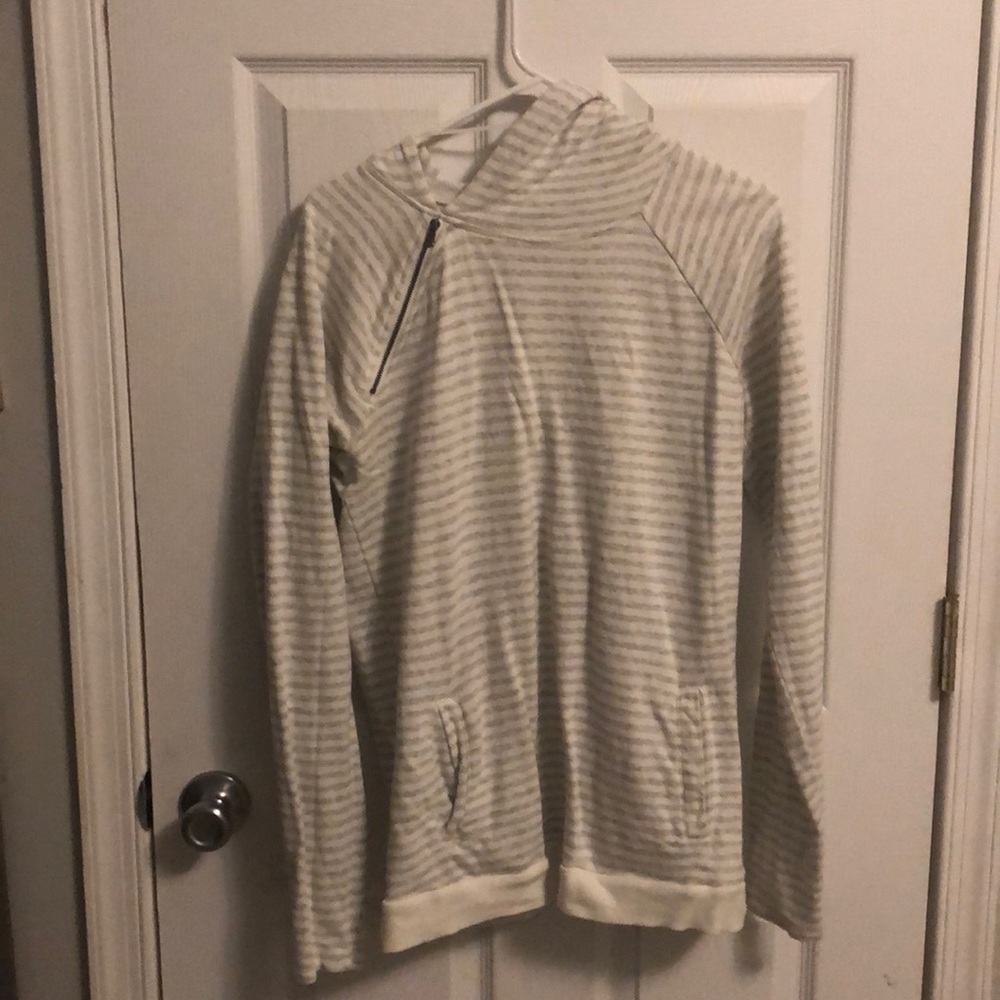 Asymmetrical hooded sweatshirt